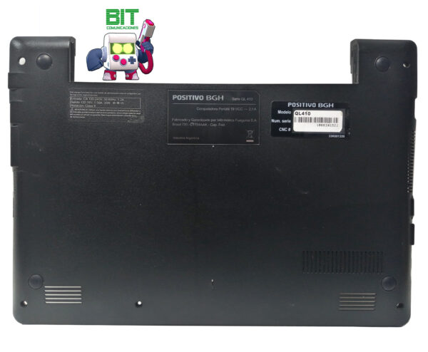 Carcasa Base Inferior Notebook Positivo Bgh Ql410 - Image 3