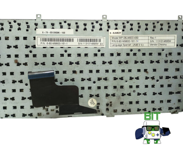 Teclado Bangho Futura 1500 1521 1522 1523 B251xhu original - Image 4