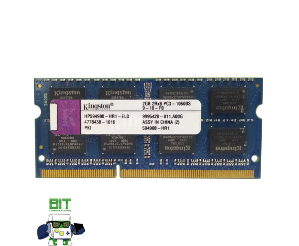 Memoria Ram Kingston Ddr3 2gb 1333mhz Hp594908-hr1-eld - Image 3