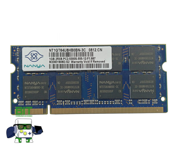 Memoria Ram Ddr2 1gb Notebook Nanya 667 Mhz - Image 2