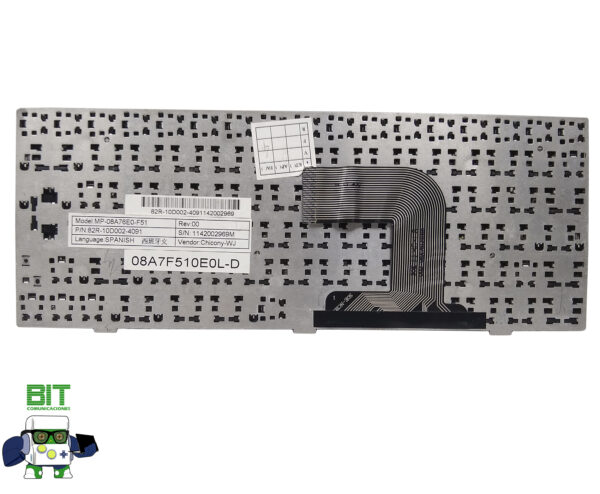 Teclado Netbook Exo B10 Ln10 Mp-08a76e0-f51 Español - Image 3
