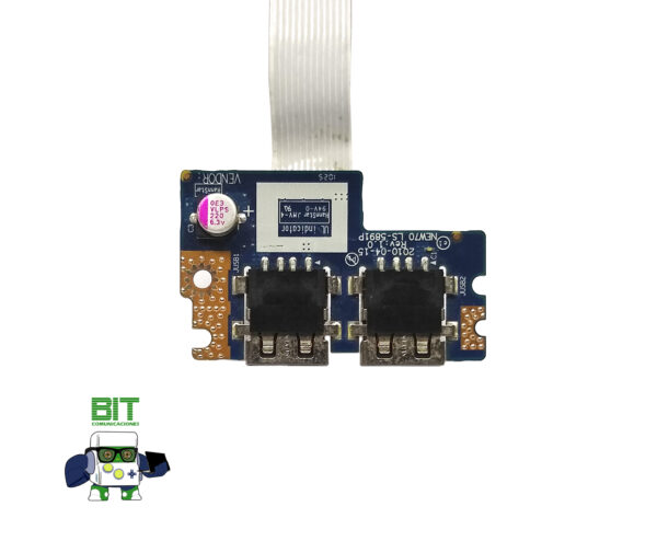 Placa De Puertos Usb Notebook Gateway Nv53a Ls-5891p - Image 2