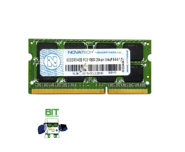 Memoria Ram Notebook Ddr3 Novatech 4gb 1600mhz 1.5v - Image 2