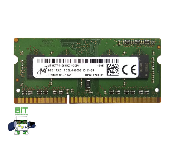 Memoria Ram Ddr3 4gb 1.35v Micron Mt8ktf51264hz 1g6e1 - Image 2