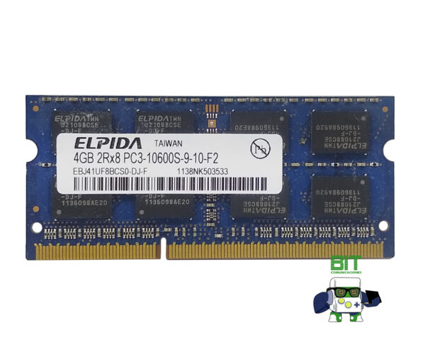 Memoria Ram Sodimm Elpida Ddr3 4gb 1333mhz Macbook - Image 2
