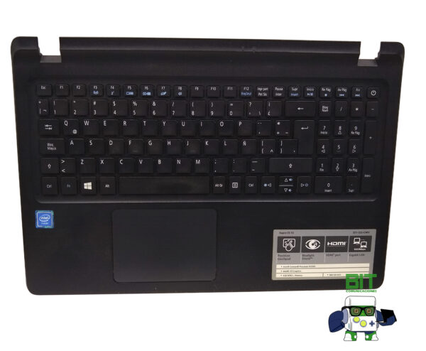 Carcasa Base Superior Palmrest Acer Aspire Es1 533 Y Teclado - Image 2