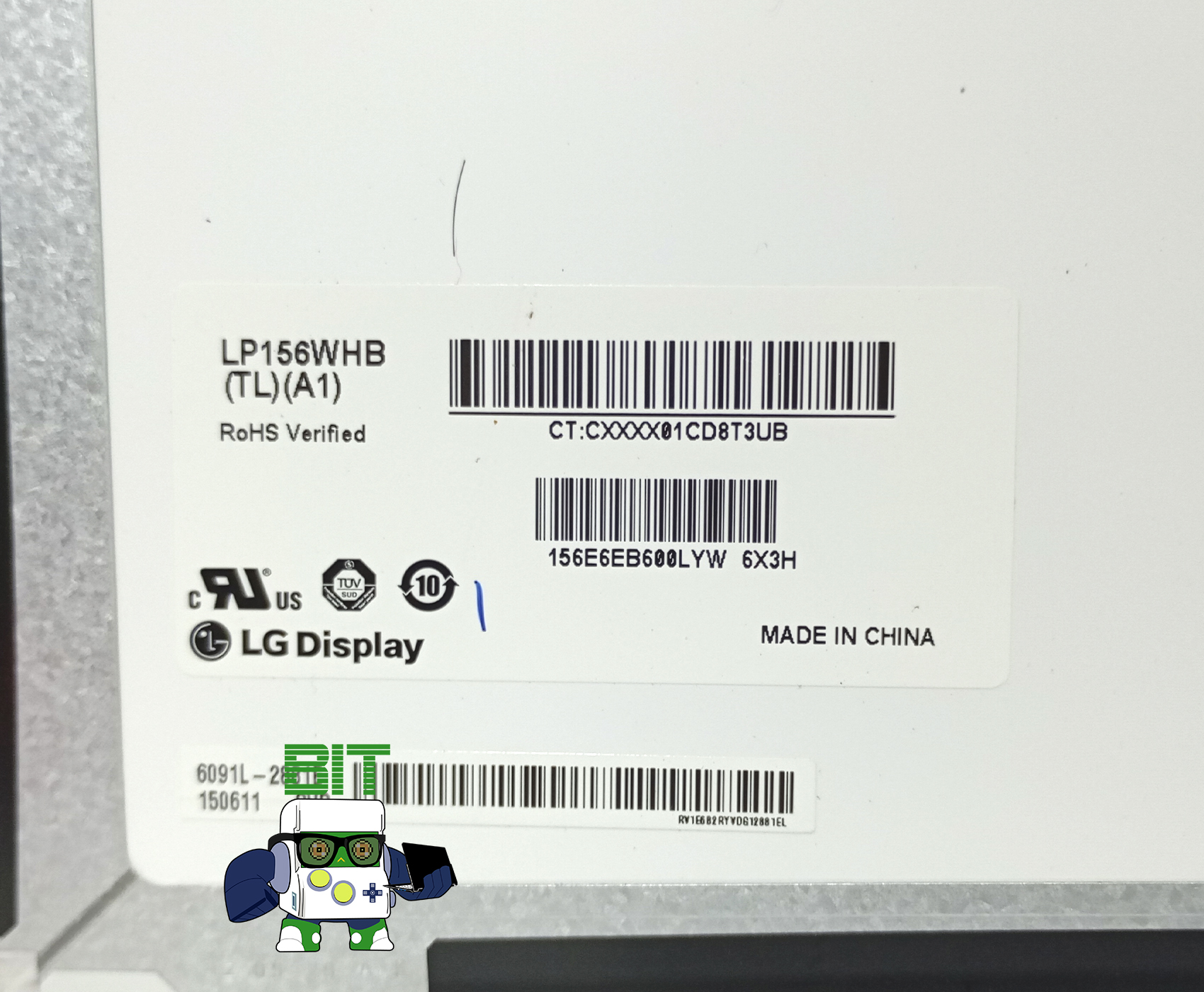 Pantalla Display Lg Slim 15.6 40 Pines Lp156whb (tl)(a1) - Image 4