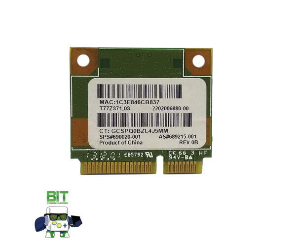 Placa Interna Wifi Bluetooth Notebook Hp Sleekbook 14 B158la - Image 3