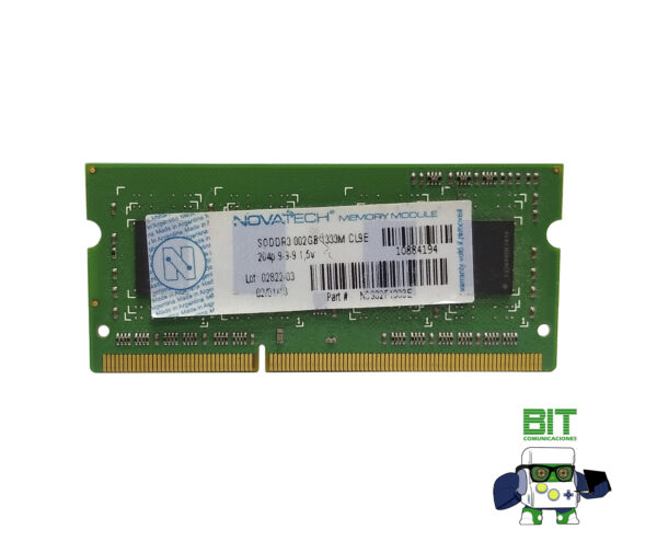 Memoria Ram Novatech Ddr3 2gb 1333mhz N3s02f1333e - Image 2