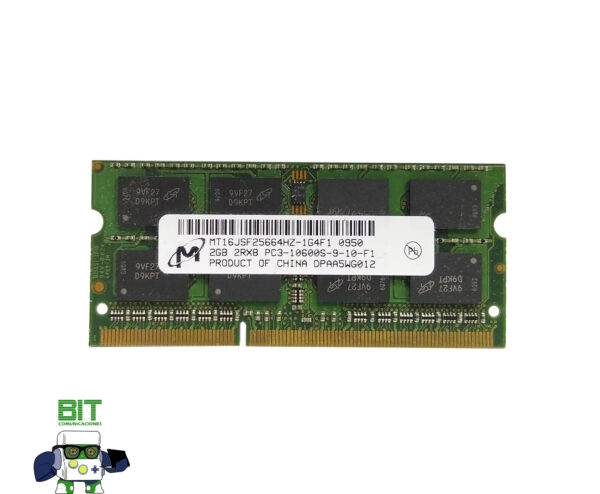 Memoria Ram Sodimm Micron Ddr3 2gb Mt16jsf25664hz-1g4f1 - Image 2