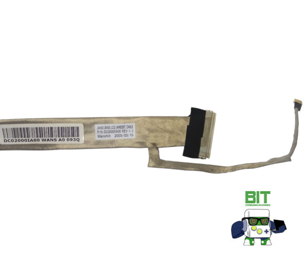 Cable Flex De Display Notebook Hp Dv7 1000 Dc02000ia00 - Image 4
