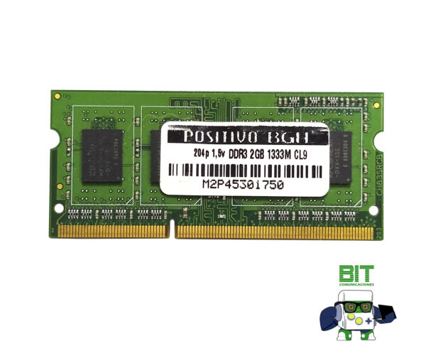 Memoria Ram Sodimm Positivo Bgh Ddr3 2gb 1333m 1.5v - Image 2