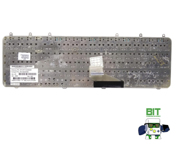 Teclado Notebook Hp Dv7 Dv7 1000 Dv7-1000 Series Dorado - Image 3