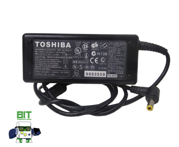 Cargador Toshiba 19v 3.42a 65w Original - Image 2