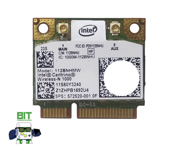 Placa Wifi Intel Centrino N1000 Mini Pci-e - Image 2
