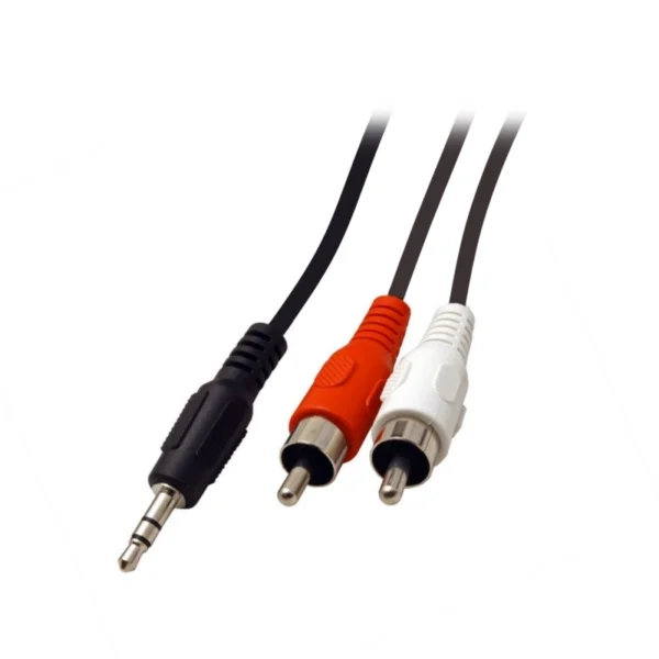 Cable Rca Miniplug Audio Auxiliar Macho 3,5 Mm 1.5 Mts - Image 2