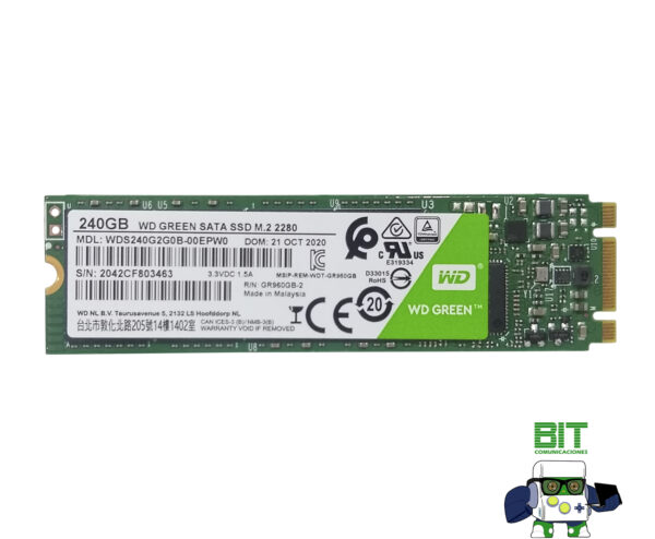 Disco sólido interno Western Digital WD Green WDS240G2G0B 240GB verde - Image 2