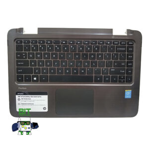 base superior con teclado notebook hp x360 13A