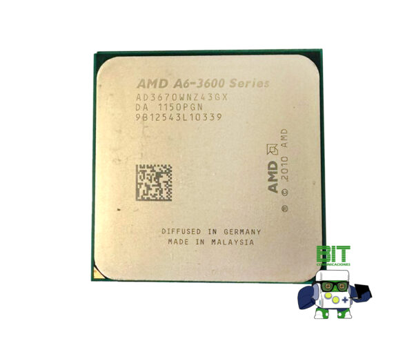 Procesador Gamer Amd A6-series A6-3600 Ad3670wnz43gx 2.7Ghz socket FM1 - Image 3