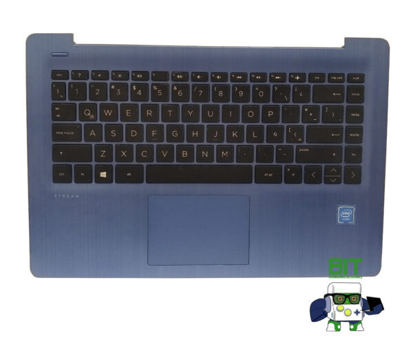Base Superior Con Teclado Funcionando Notebook Hp stream 14-ax112la - Image 2