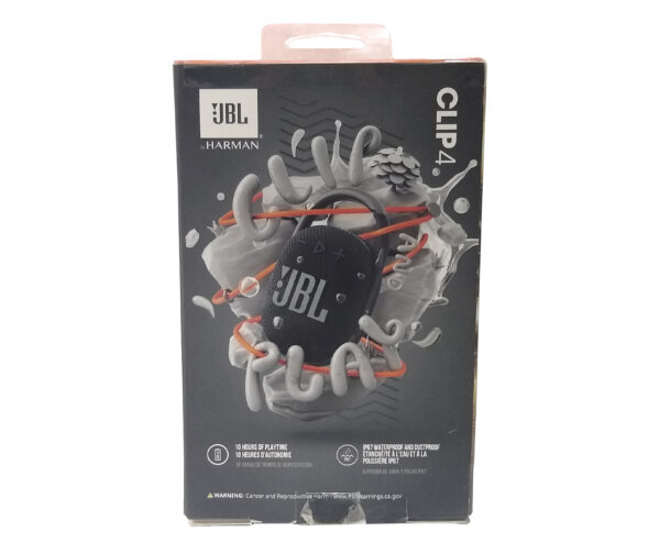Parlante Jbl Clip 4 Portátil Con Bluetooth Waterproof Negro - Image 4