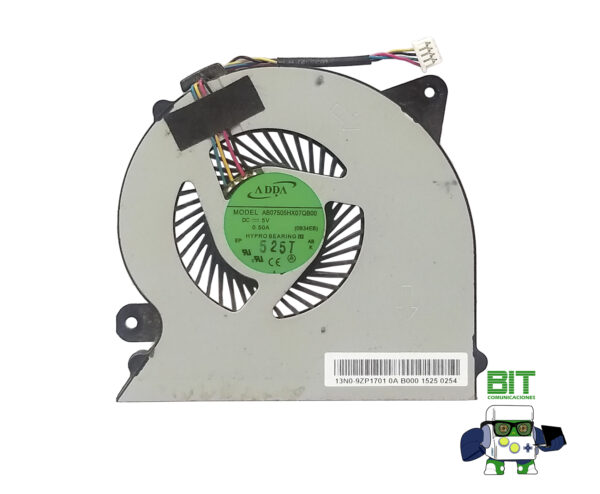 Cooler Fan Notebook Tcl Eximia 2 Cx225xx Ab07505hx07qb00 - Image 2