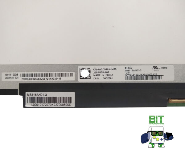 Pantalla Display Slim 11.6 30 Pines Hkc Mb116an01-3 - Image 4