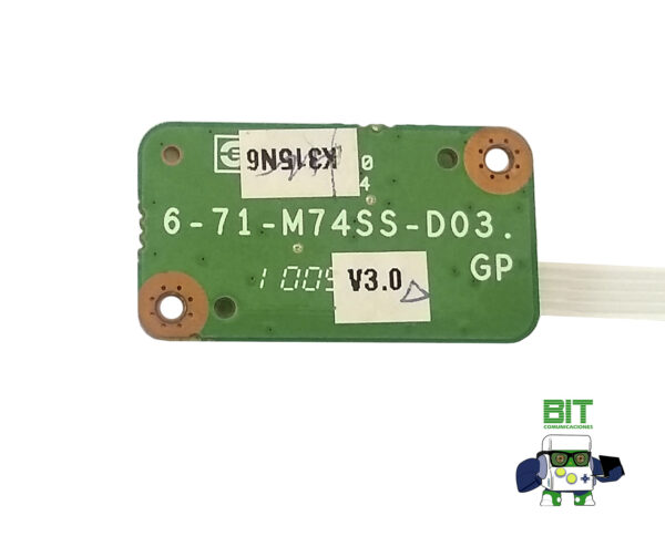 Boton De Encendido Notebook Bangho B74xos 6-71-m74ss-d03 - Image 3