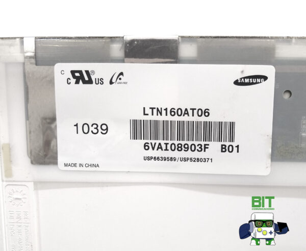 Pantalla Display Notebook Samsung Ltn160at06 16 40 Pines - Image 4
