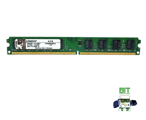 Memoria Ram Kingston Valueram Dimm Ddr2 2gb 800 Kvr800d2n6/2 - Image 2