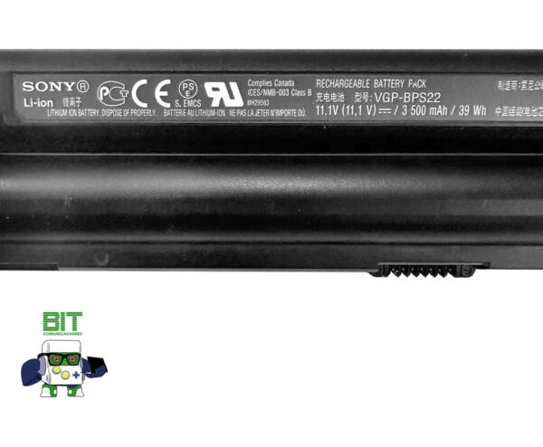Bateria Notebook Sony Vaio Vgp-bpl22 Bps22 Bps22/a - Image 2
