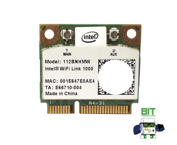Placa Wifi Intel Centrino 112bnhmw Mini Pci-e - Image 2
