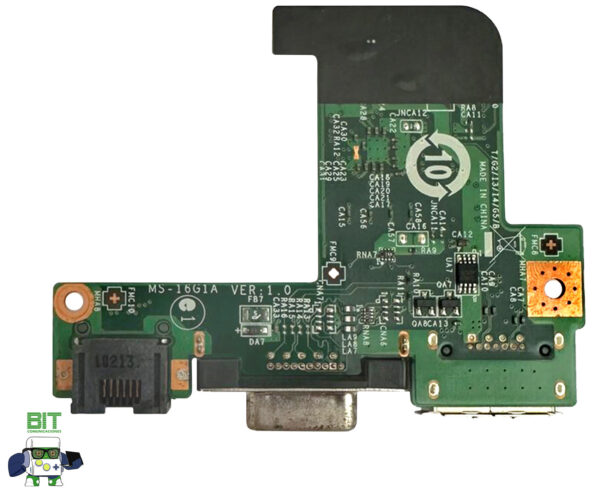 Placa De Puertos Rj45 Vga Usb Notebook Msi Ms16g1 - Image 4