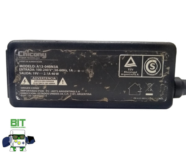 Cargador Notebook Positivo Bgh E900 Series 19v 2.1a 40w - Image 5