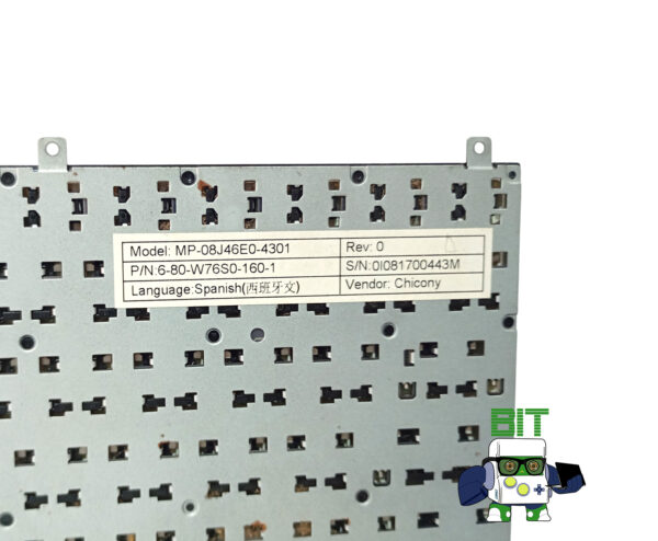 Teclado Bangho Futura 1500 1521 1522 1523 B251xhu B-763xs - Image 4