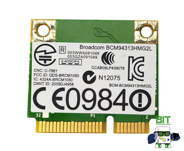 Tarjeta Red Wifi Broadcom Bcm94313hmg2l Dell Inspiron 2305 - Image 3