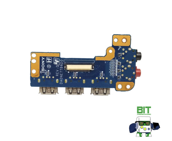 Placa Jack De Audio Y Usb Notebook Sony Vpc Ee Pcg 61611u - Image 4