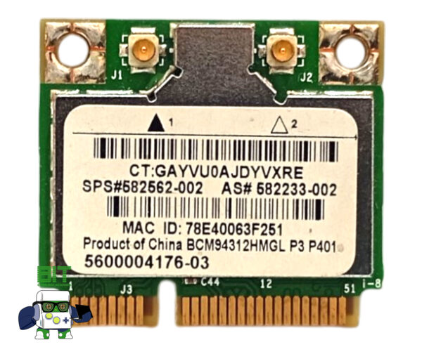 Placa De Red Wifi Notebook Broadcom Bcm94312hmg - Image 2