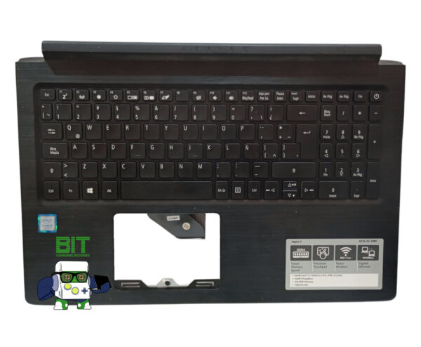 Base Superior Palmrest Notebook Acer A315-53 Teclado Ok - Image 2