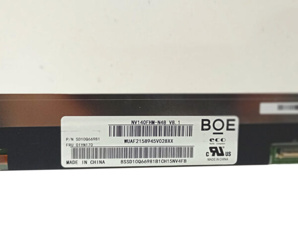 Pantalla Display Boe 14.0 Slim Nv140fhm-n48 V8.1 1920 X 1080 - Image 5