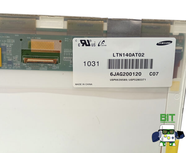 Pantalla Display Samsung Led 14.0 40 Pines Ltn140at02 - Image 4