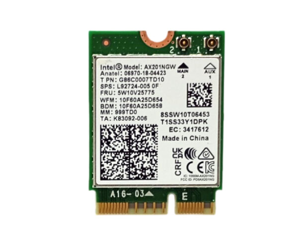 Tarjeta De Red Wifi 6 Intel Ax201ngw M.2 Bluetooth 5.2 - Image 2