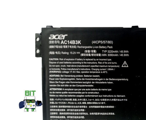 Bateria Notebook Acer Aspire Es1-572 Ac14b3k Original - Image 2