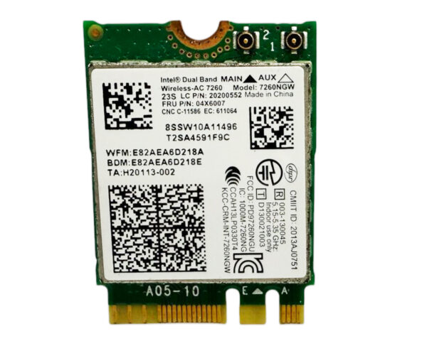 Placa Wifi Intel 7260ngw Wireless 2.4 Ghz Bluetooth - Image 2