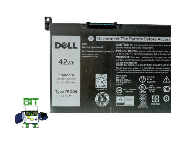 Bateria Dell Inspiron 3481 5482 5485 5491 5493 5584 Yrdd6 - Image 3