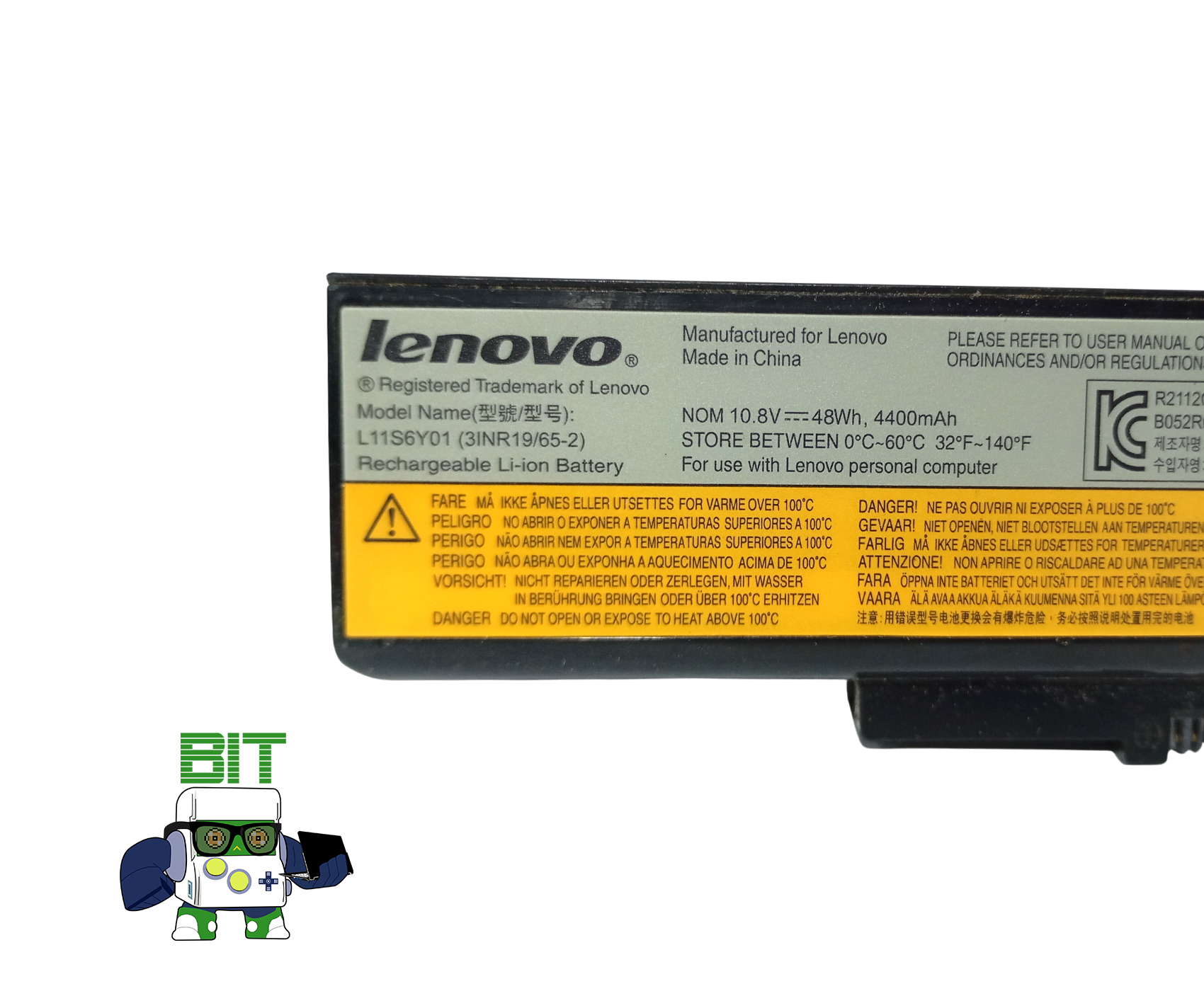 Bateria Notebook Lenovo G480 G485 g580 L11s6y01 Original 90% de capacidad - Image 3