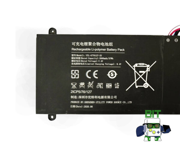 Bateria Exo E19 E24 E25 Smart Kanji Utl-4776127-2s 9 Cables - Image 3