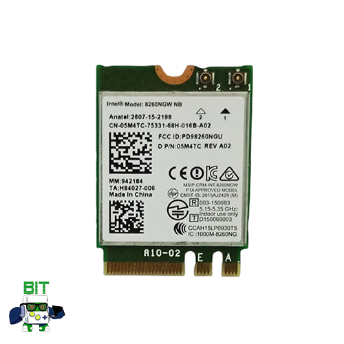 Placa Red Wifi Intel 8260ngw Dell Latitude 7275 E5270 E5470