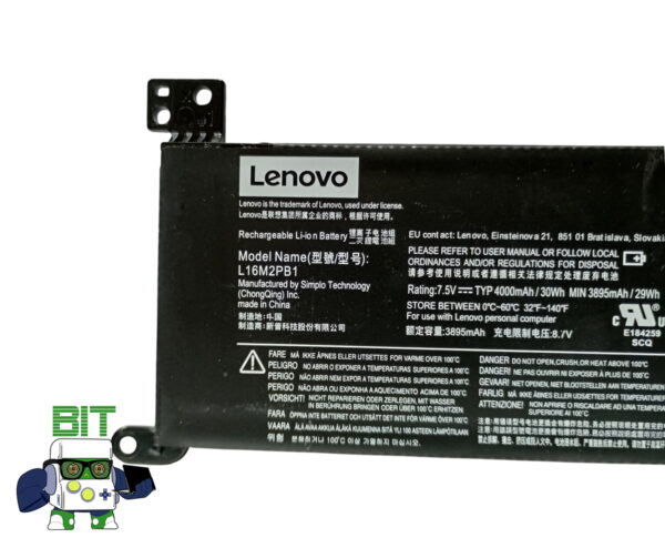 Bateria Original Notebook Lenovo Ideapad S145 320 L16m2pb1 - Image 3
