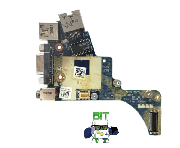 Placa De Puertos Usb Audio Lan Vga Dell Latitude E6420 - Image 3